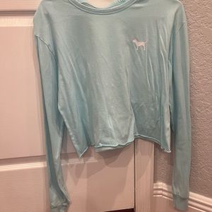 PINK open back long sleeve